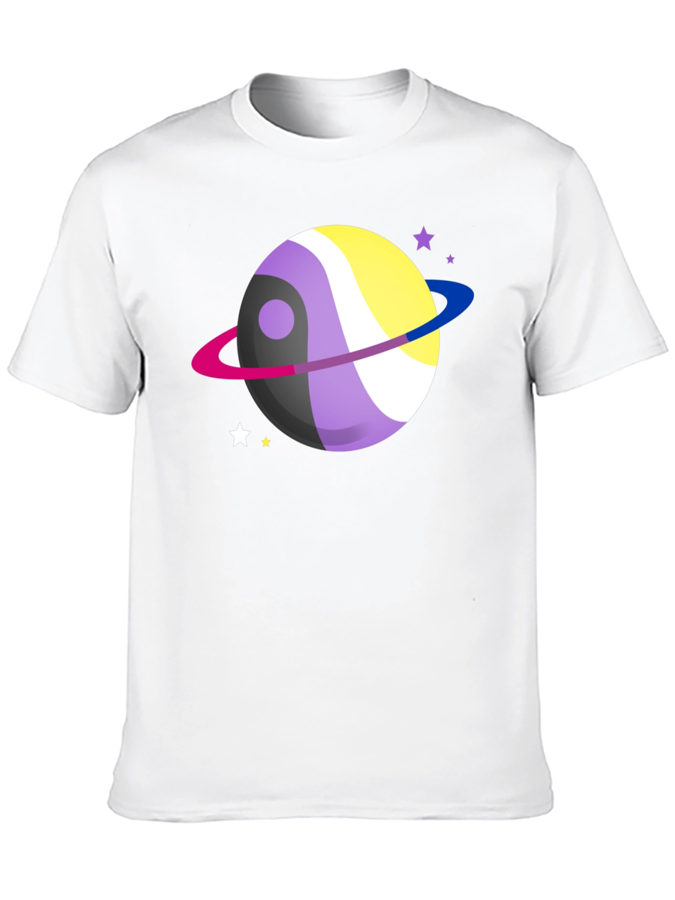 Nonbinary Pride Planet T-Shirt