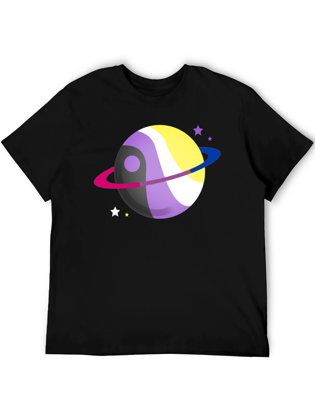 Nonbinary Pride Planet T-Shirt