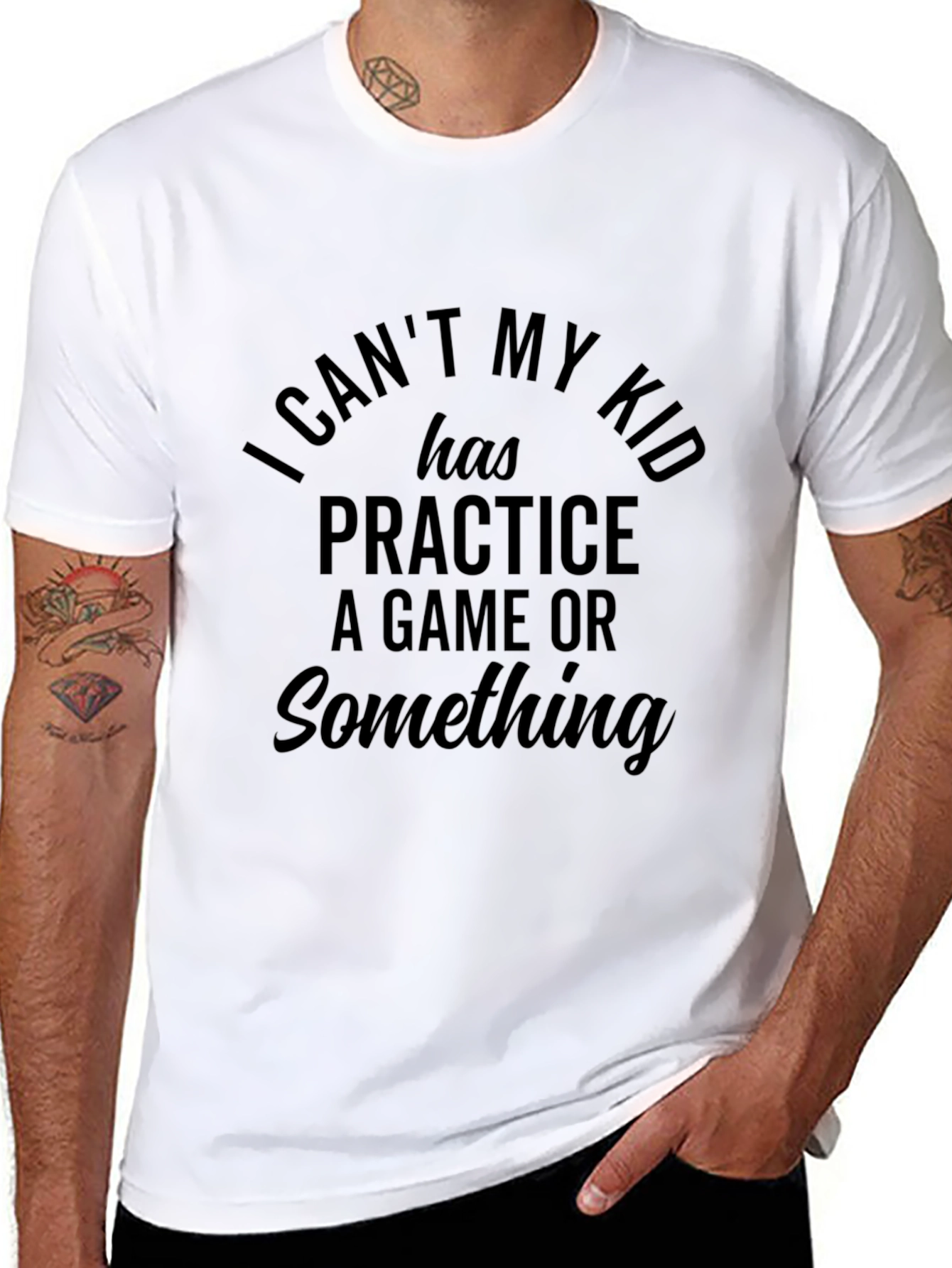 Funny Parent T-Shirt: I Cant My Kid Has Practice