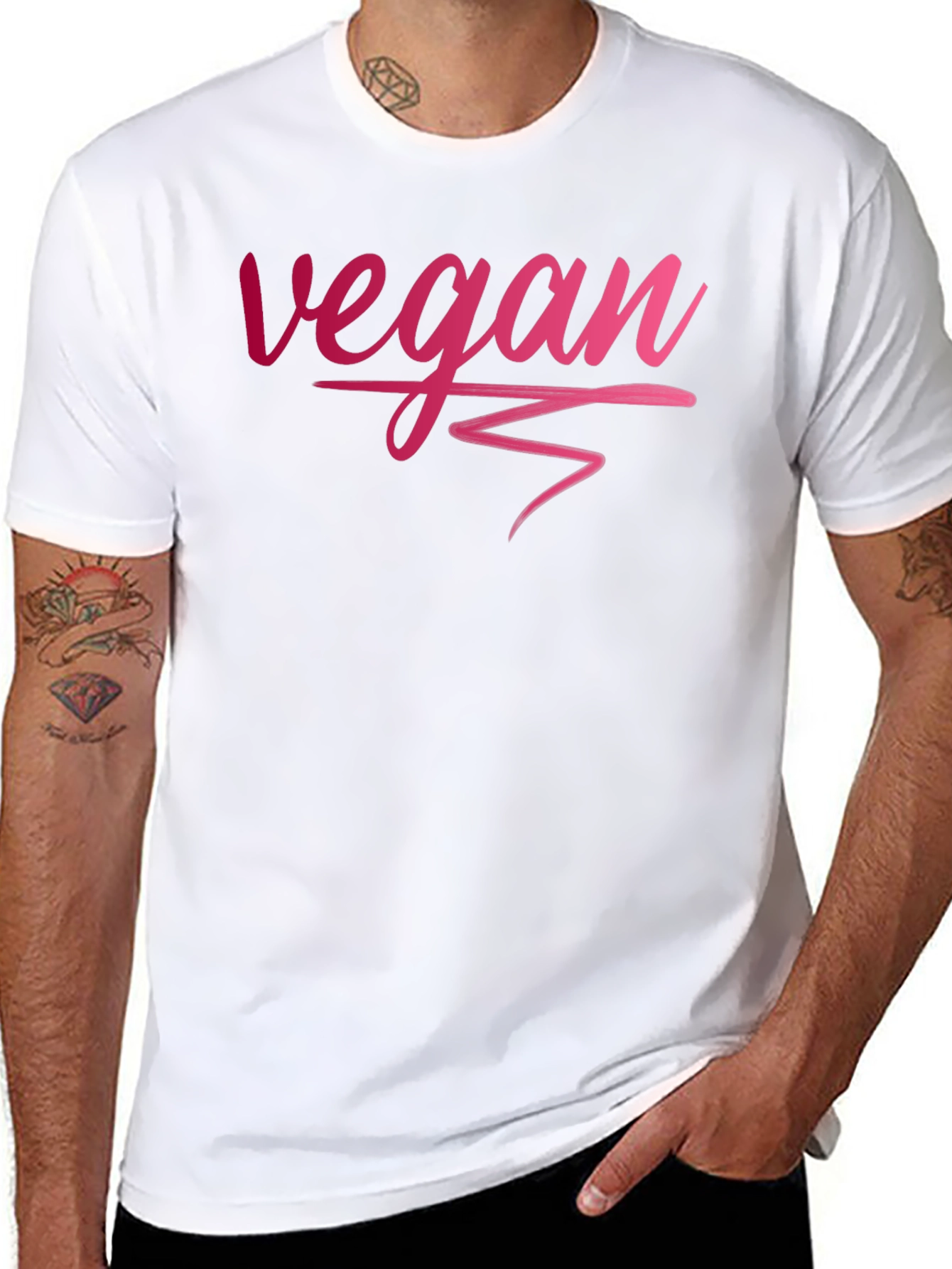 Vegan Graphic Tee - Stylish and Sustainable