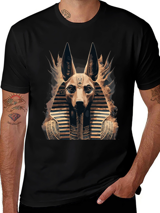 Anubis Graphic Tee - Ancient Egypt Style
