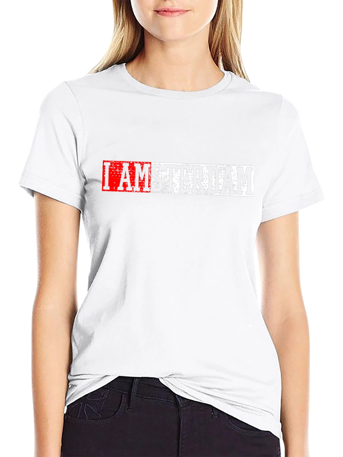 I AMSTERDAM Graphic Print T-Shirt