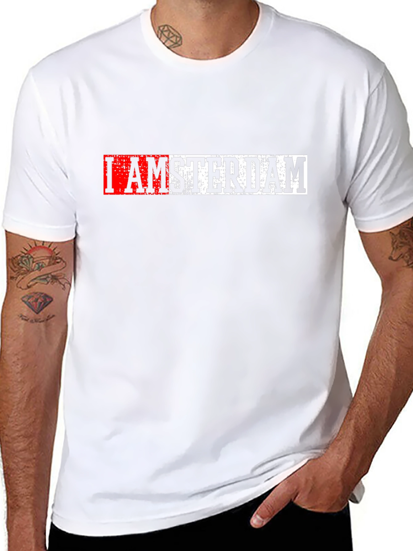 I AMSTERDAM Graphic Print T-Shirt