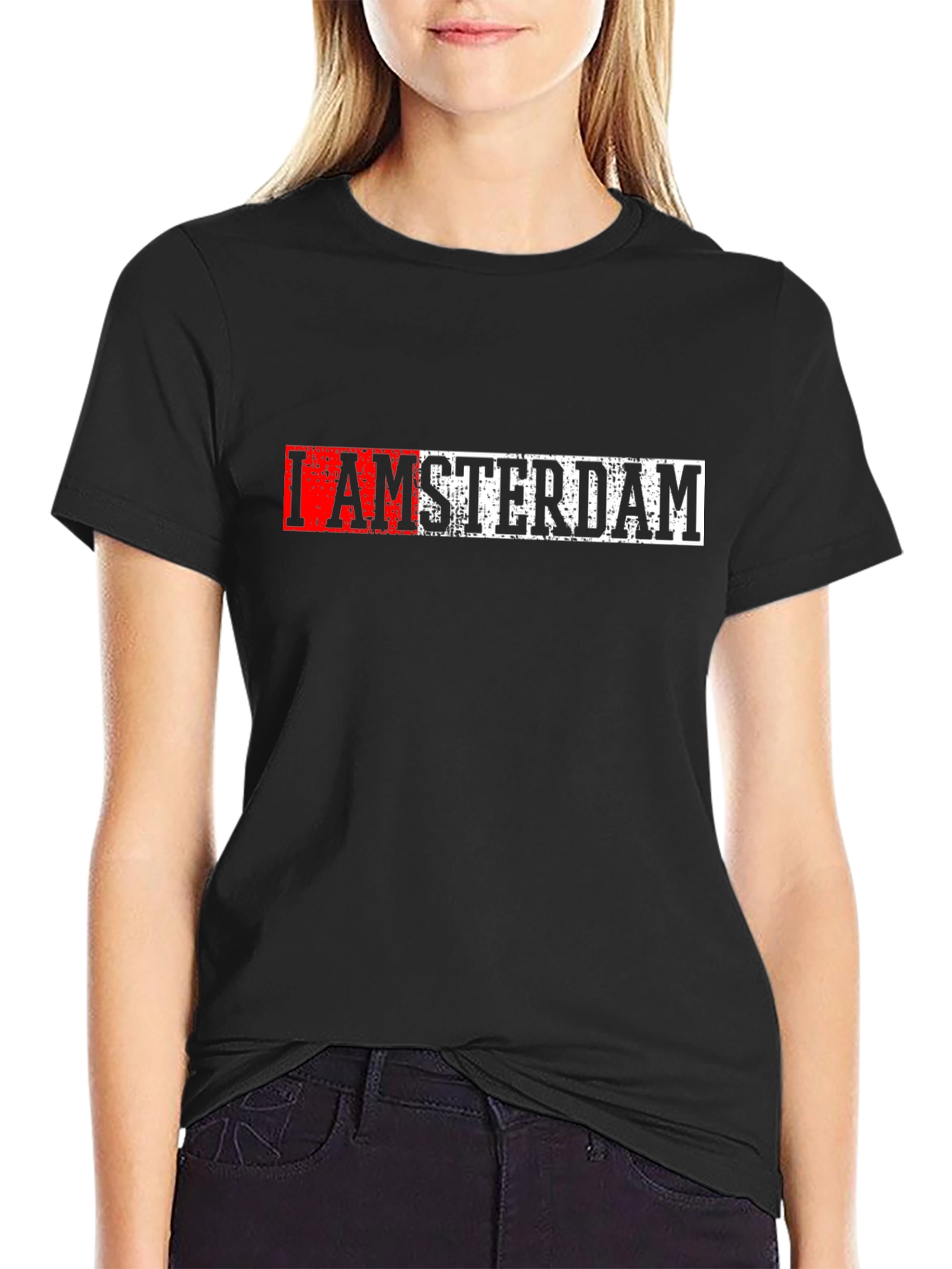 I AMSTERDAM Graphic Print T-Shirt