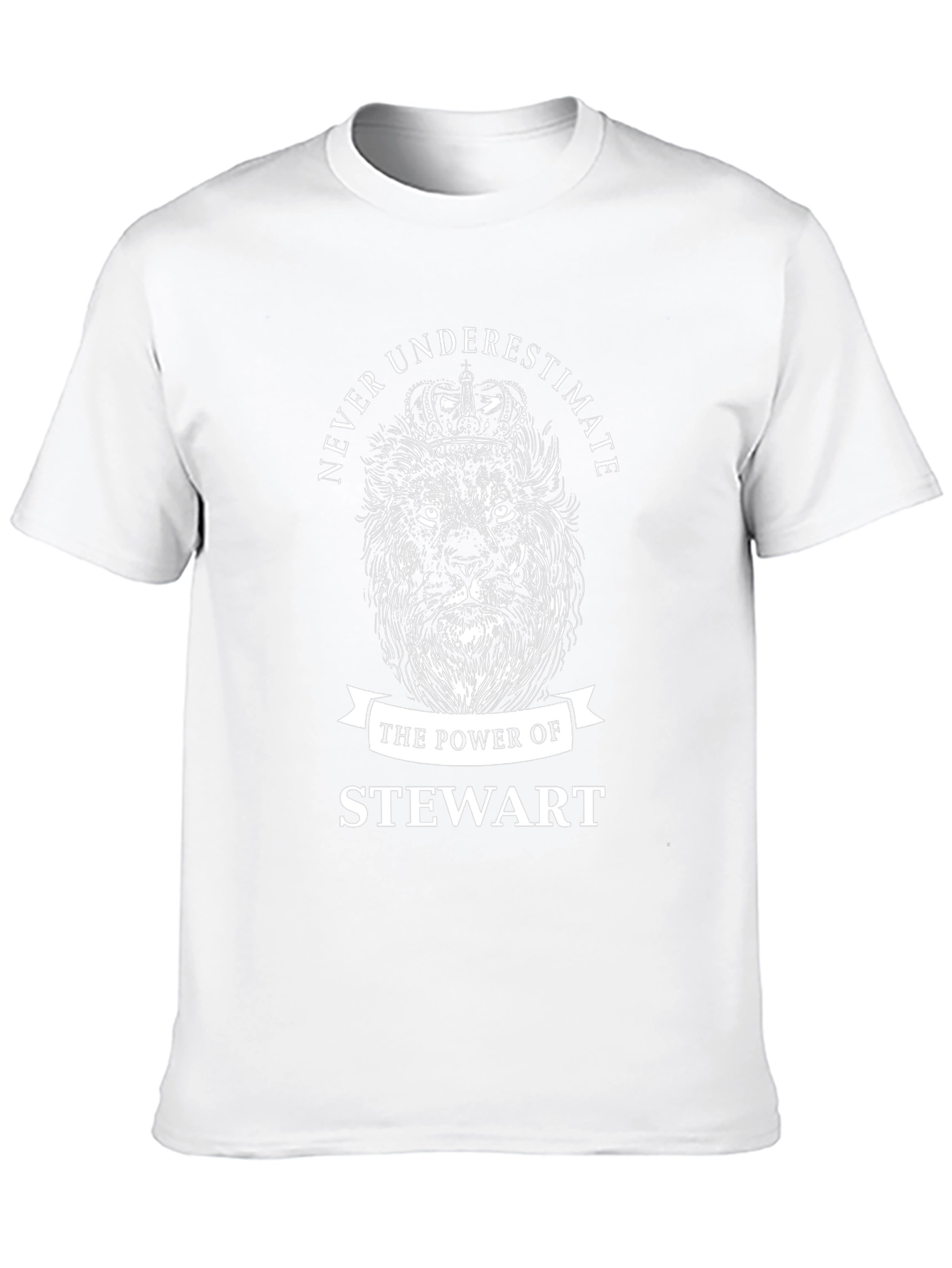 Never Underestimate Stewart Lion T-Shirt