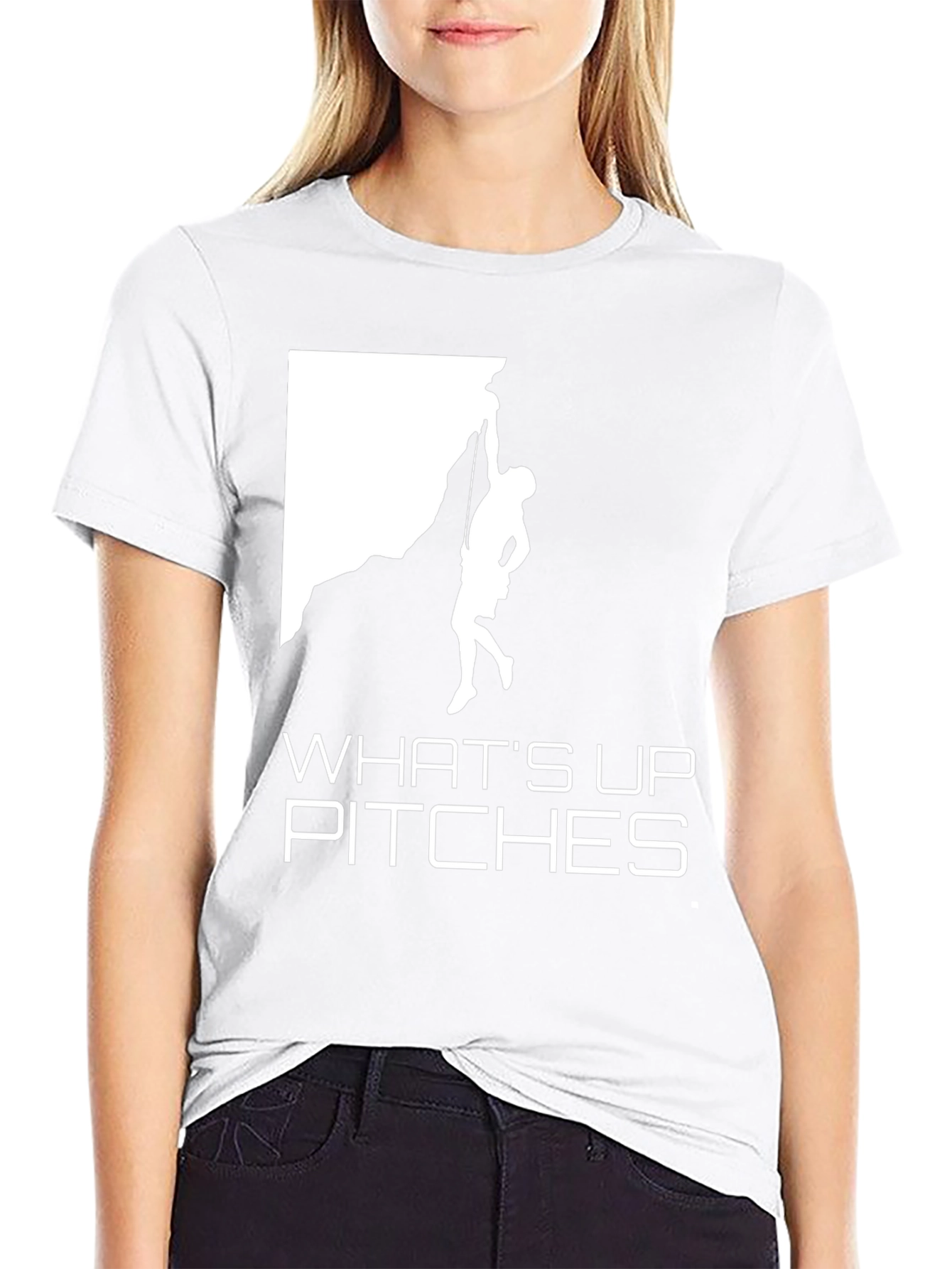 Whats Up Pitches Climbing T-Shirt