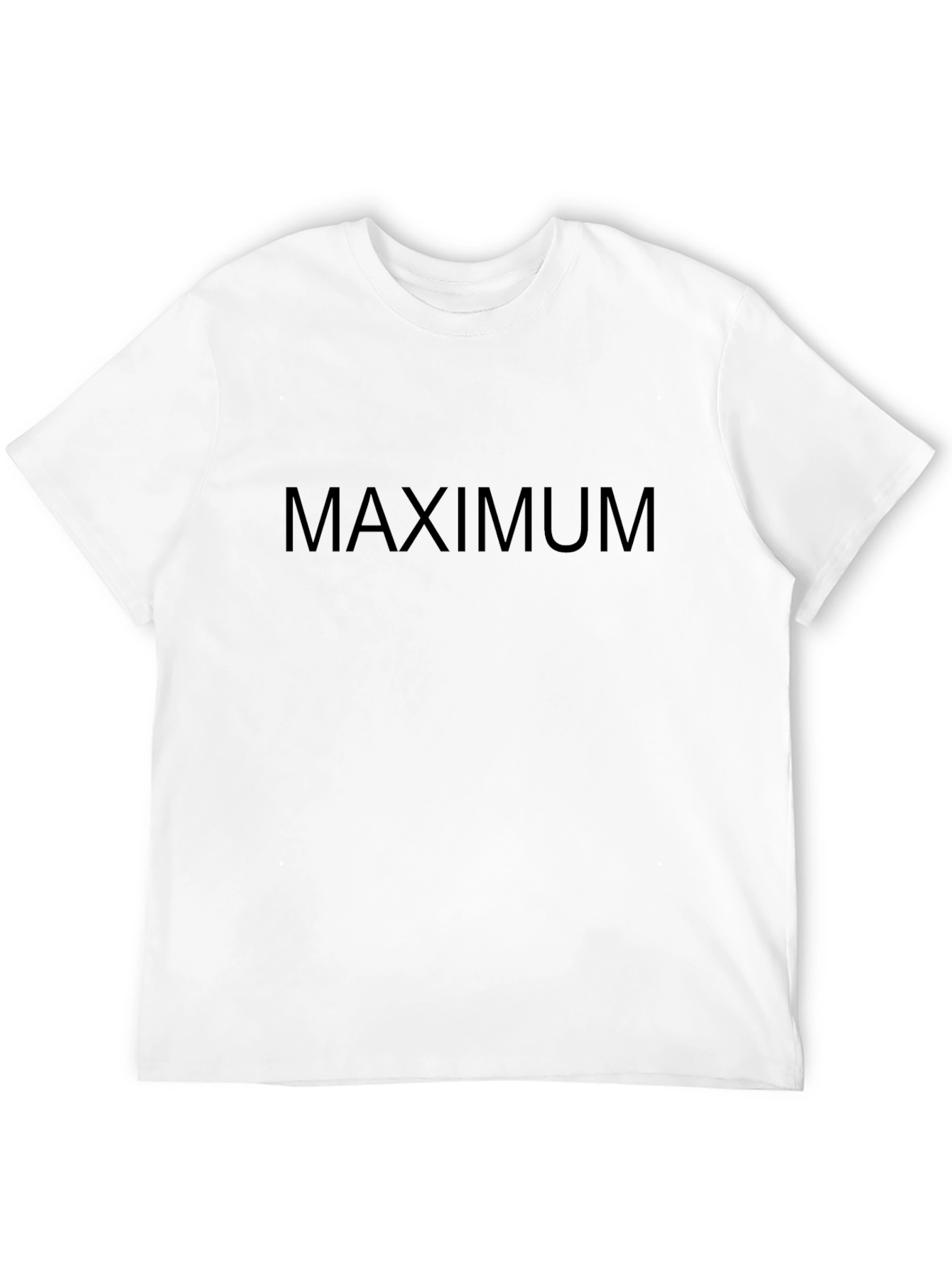 Maximum Black T-Shirt - Menswear