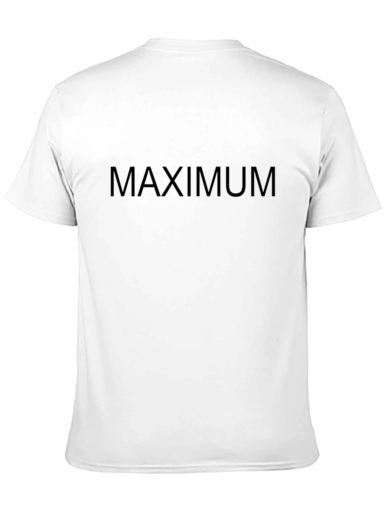 Maximum Black T-Shirt - Menswear