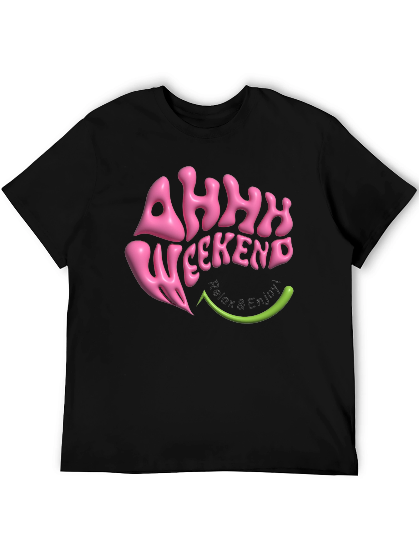 Ahhh Weekend T-Shirt - Relax & Enjoy Graphic Tee