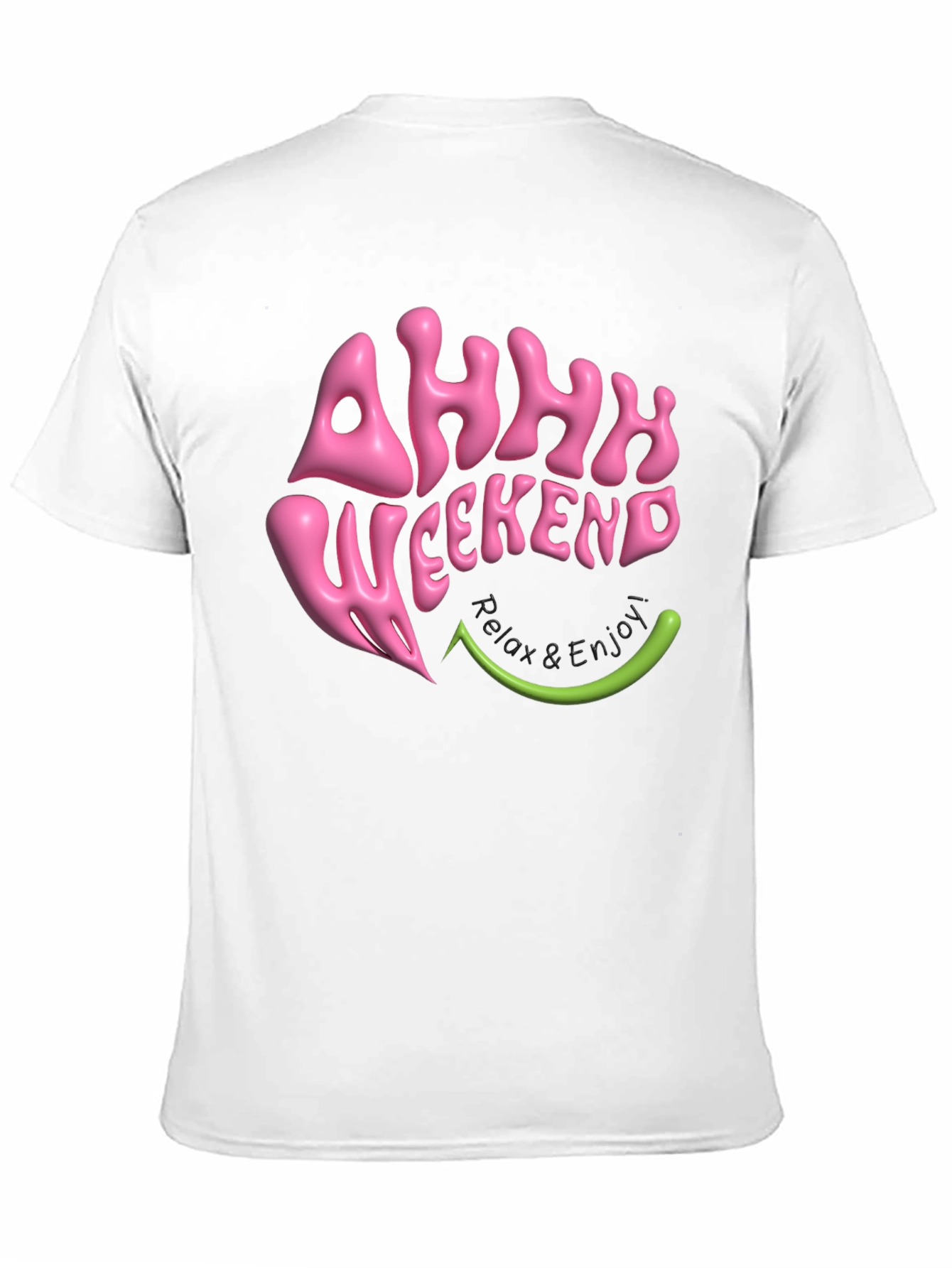 Ahhh Weekend T-Shirt - Relax & Enjoy Graphic Tee