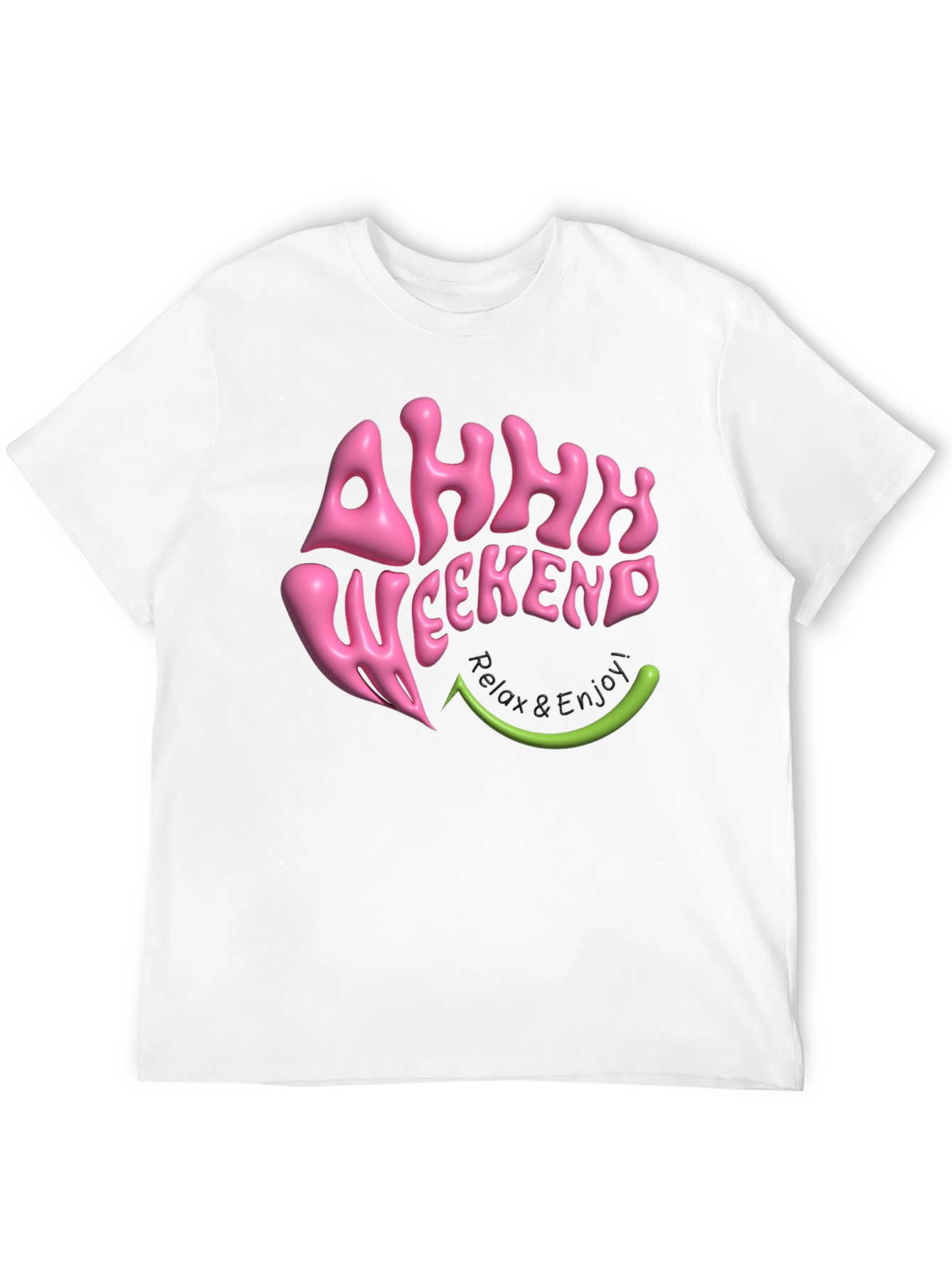 Ahhh Weekend T-Shirt - Relax & Enjoy Graphic Tee