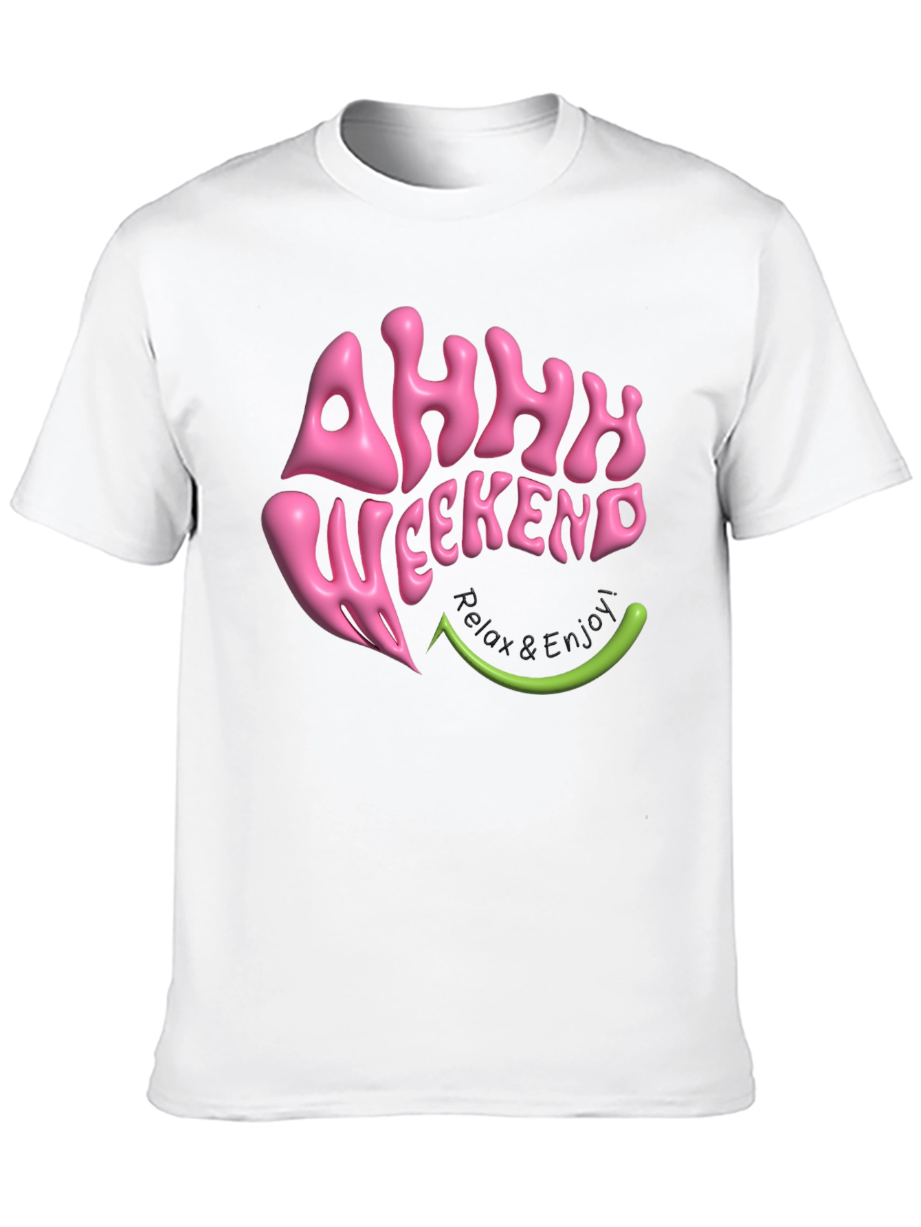 Ahhh Weekend T-Shirt - Relax & Enjoy Graphic Tee