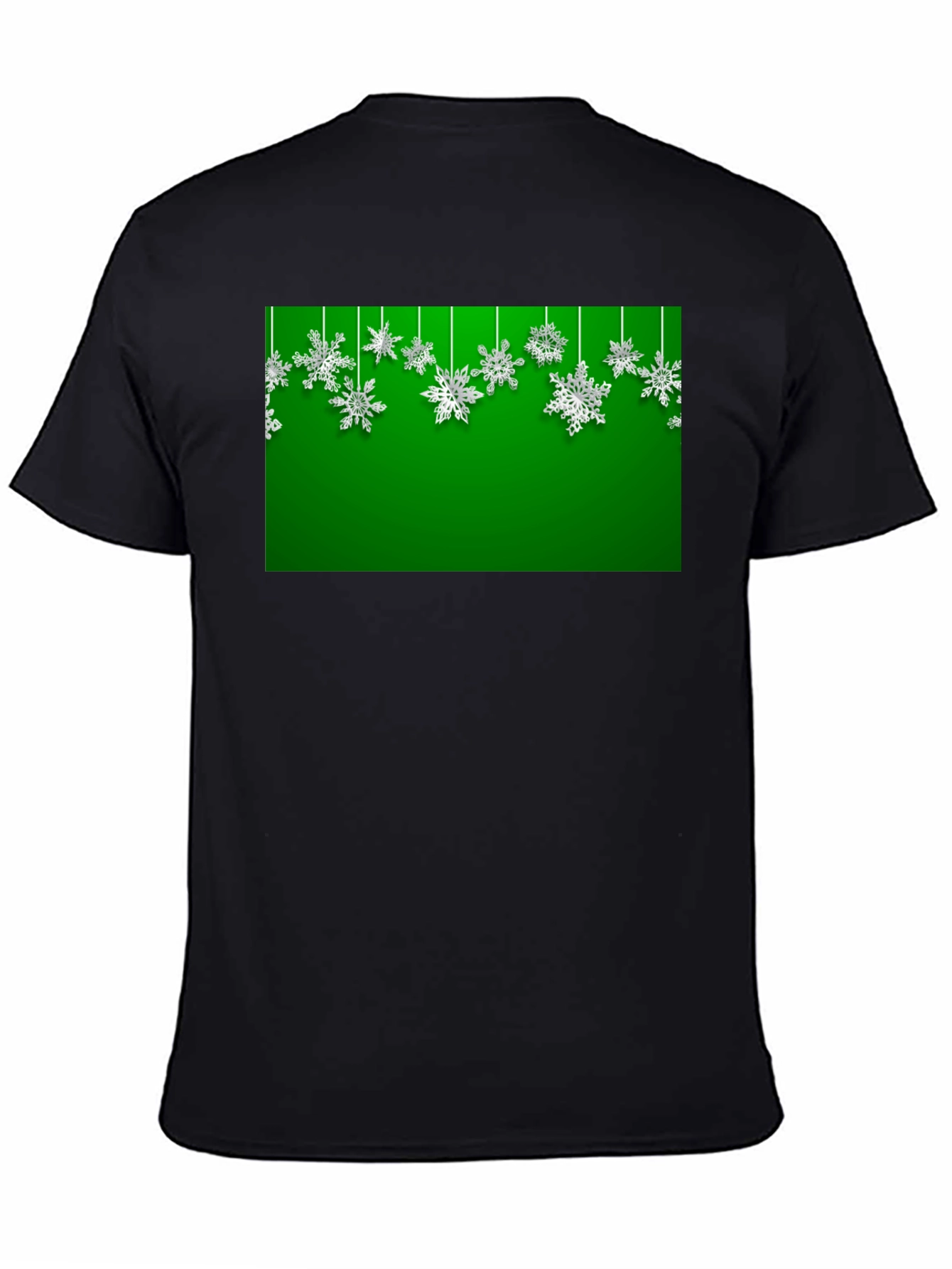 Festive Snowflake Graphic Tee - Holiday Season Style