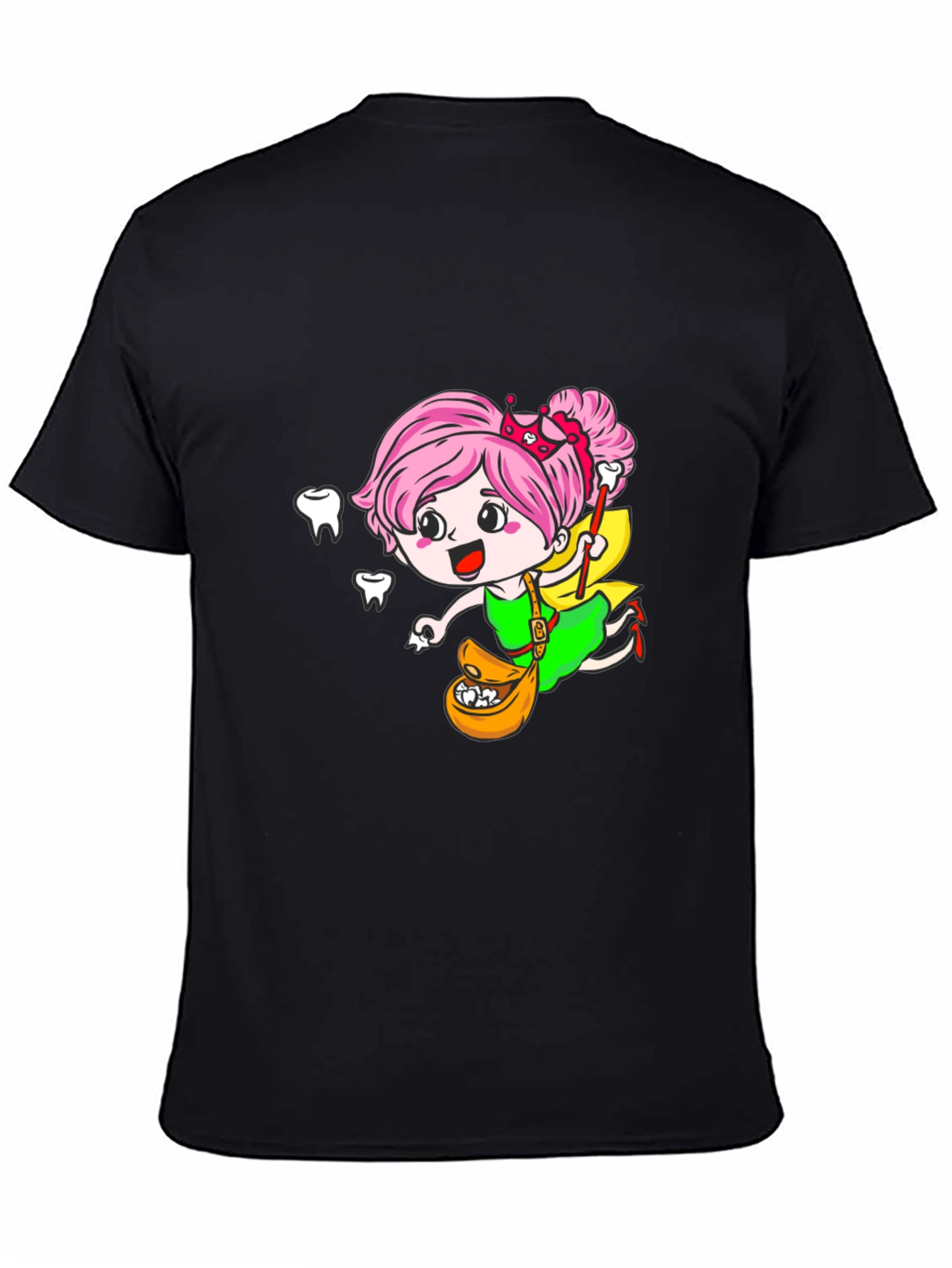 Tooth Fairy Graphic Black Tee