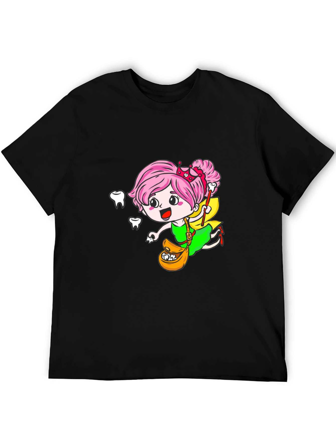 Tooth Fairy Graphic Black Tee