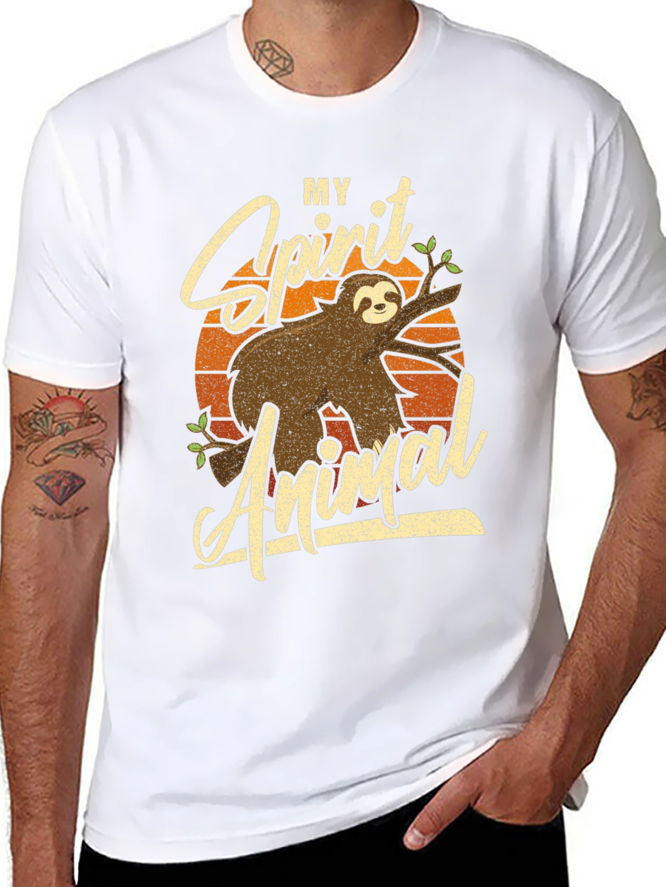My Spirit Animal Sloth Graphic Tee