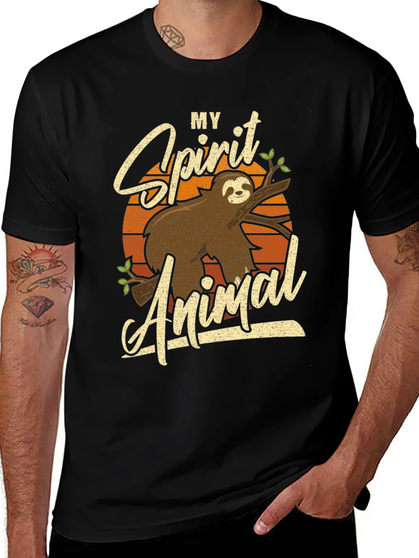 My Spirit Animal Sloth Graphic Tee