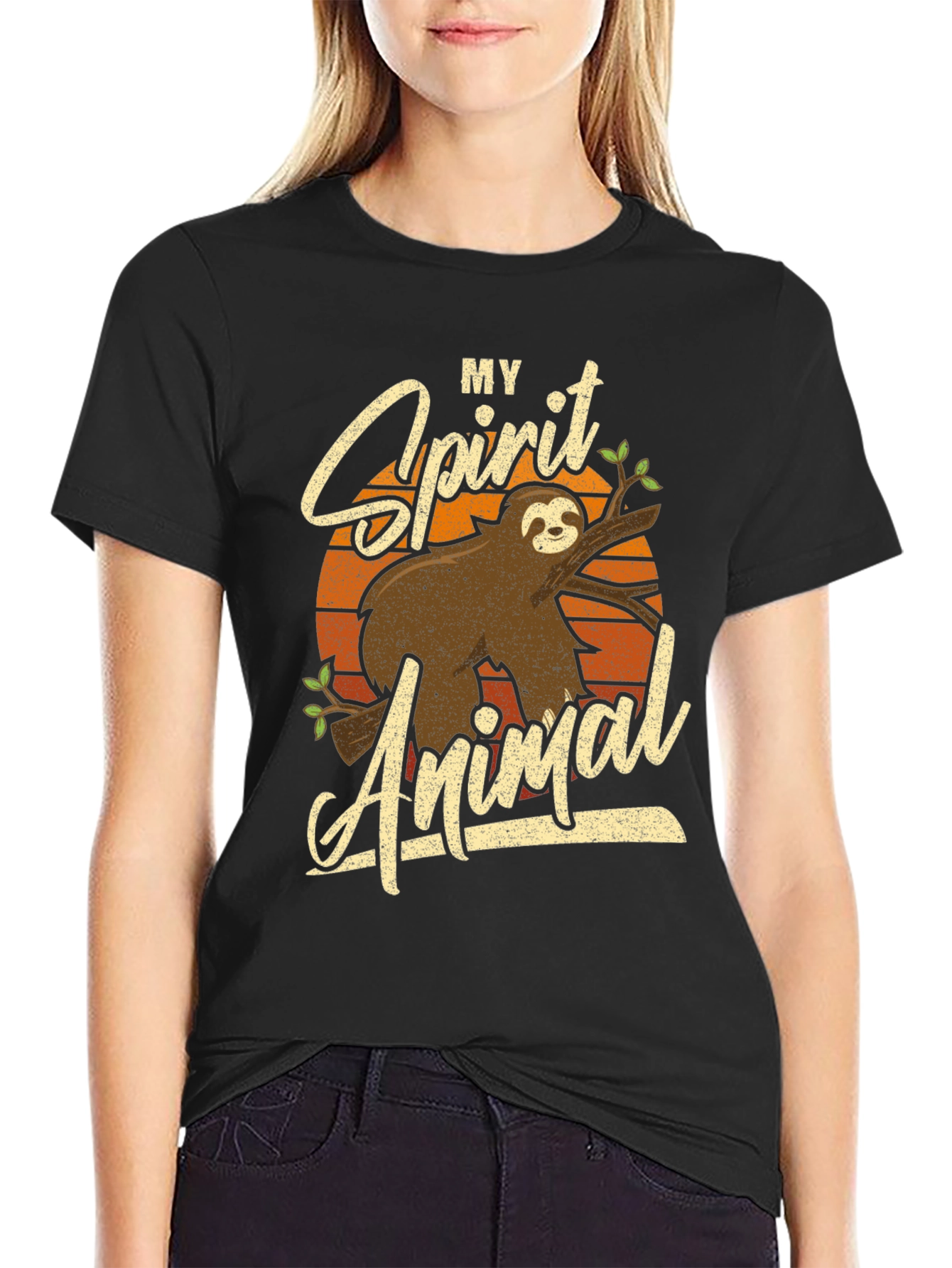 My Spirit Animal Sloth Graphic Tee