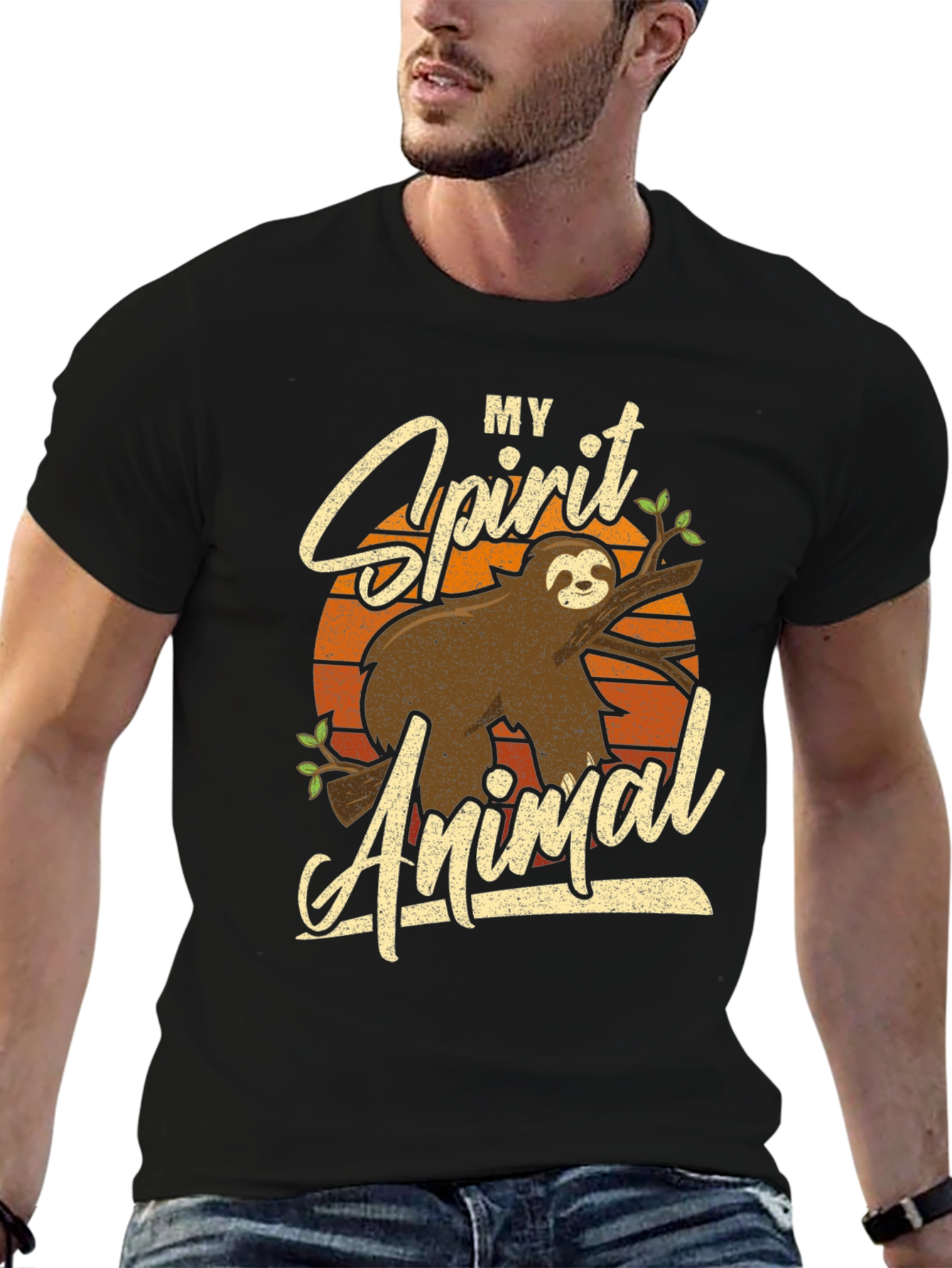 My Spirit Animal Sloth Graphic Tee