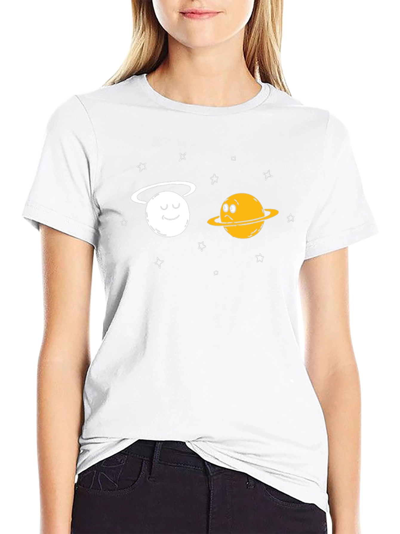 Celestial Buddies T-Shirt: Planets in Space Tee