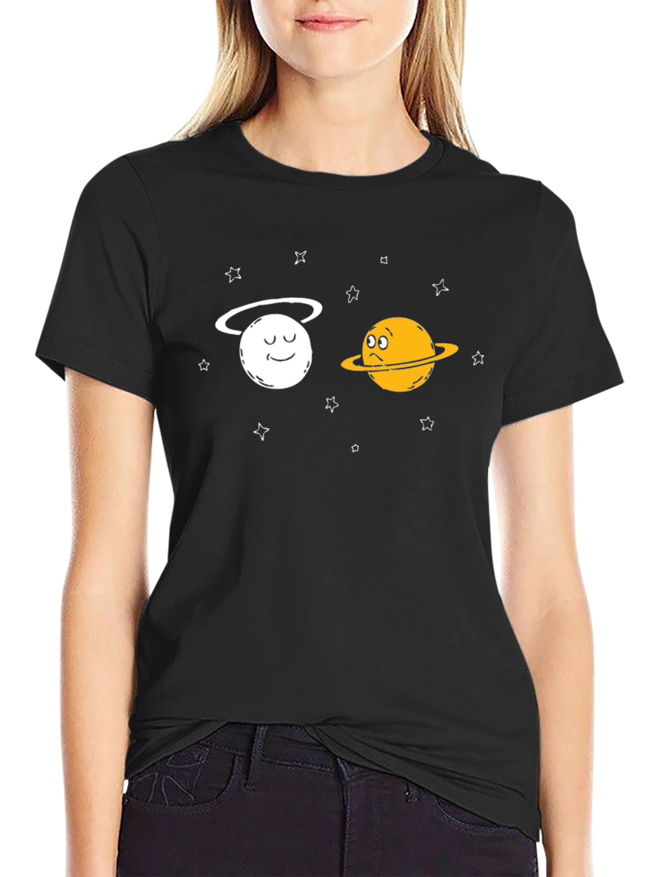 Celestial Buddies T-Shirt: Planets in Space Tee