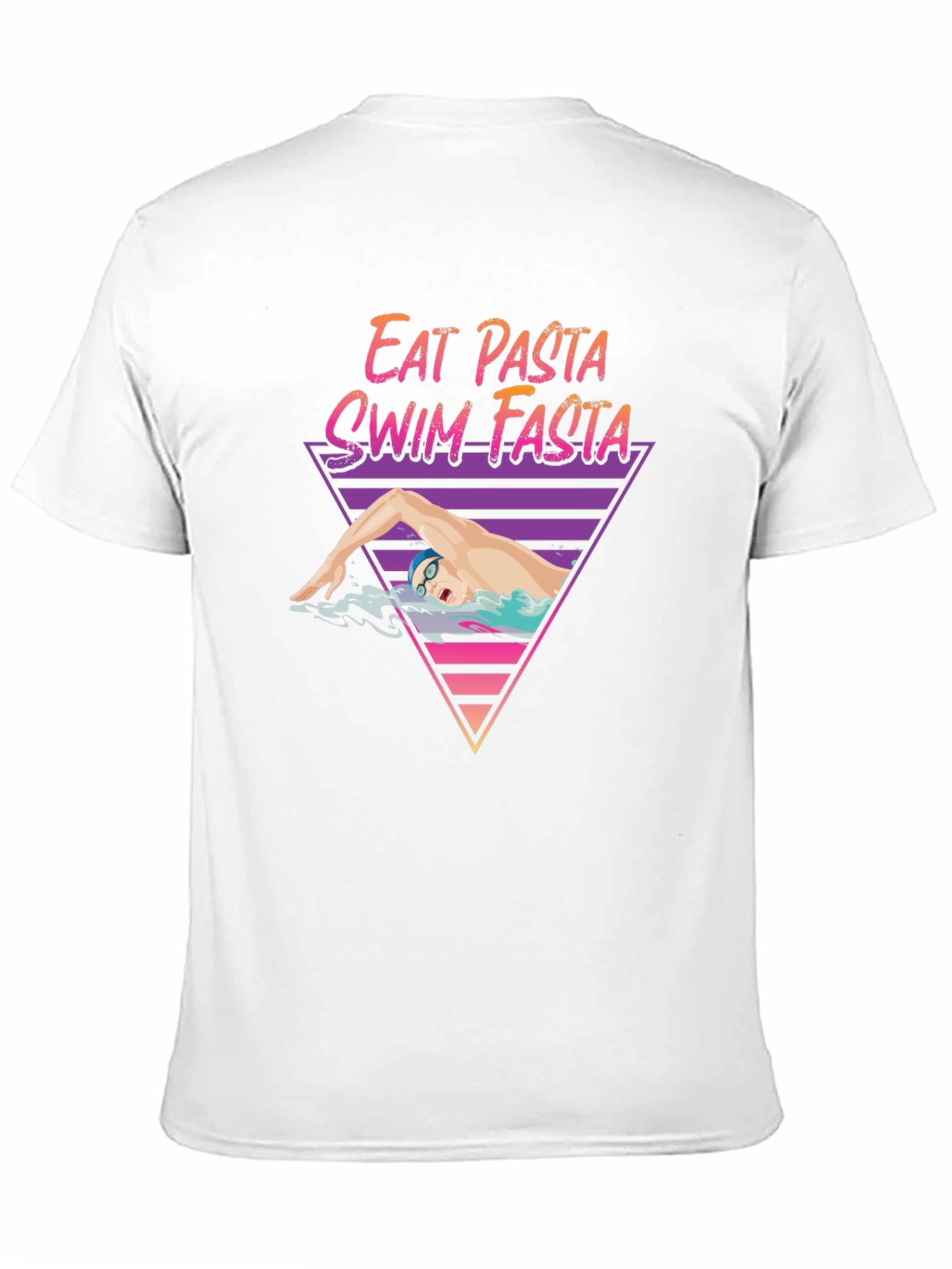 Eat Pasta Swim Fasta Graphic Tee