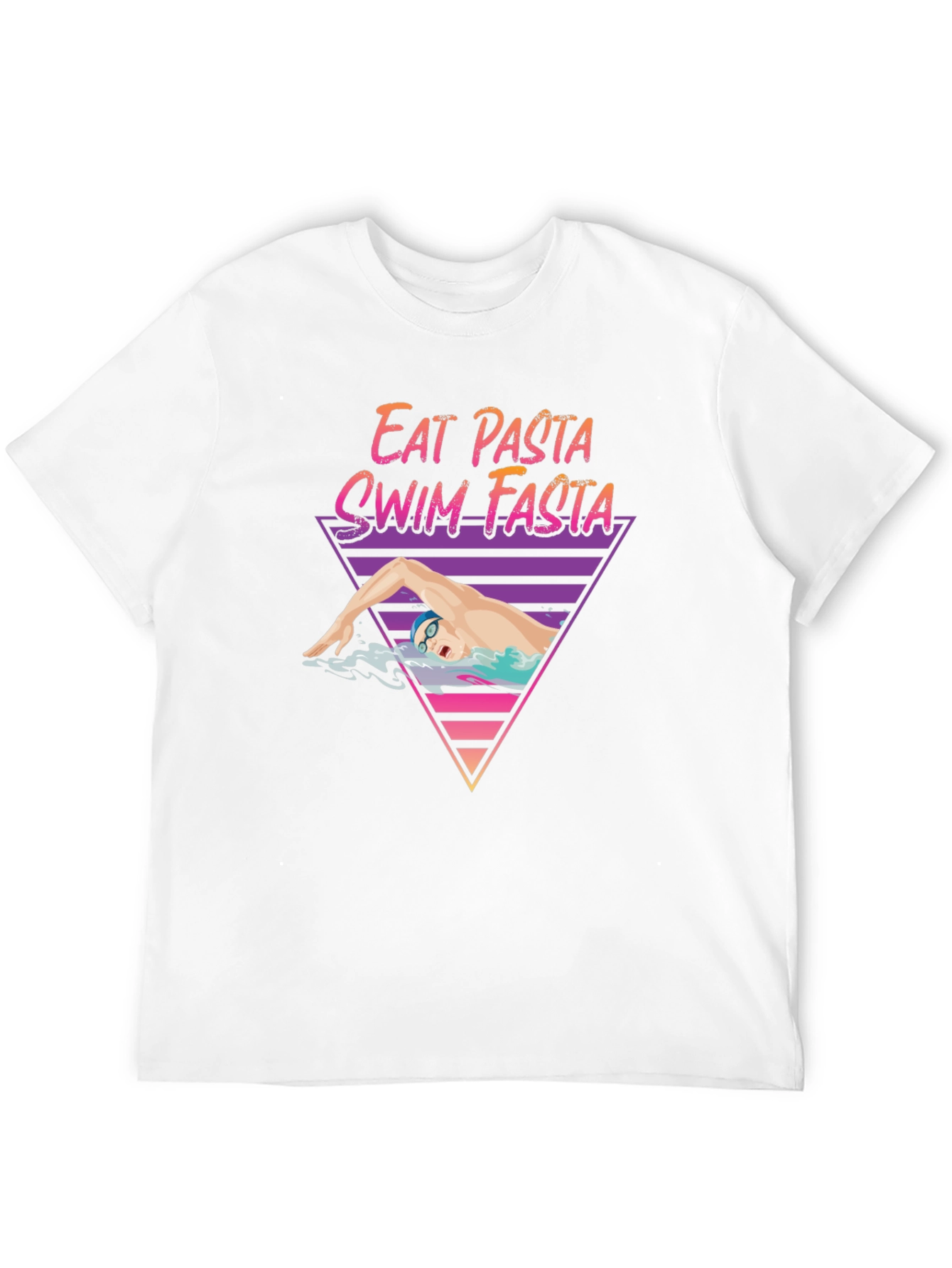 Eat Pasta Swim Fasta Graphic Tee