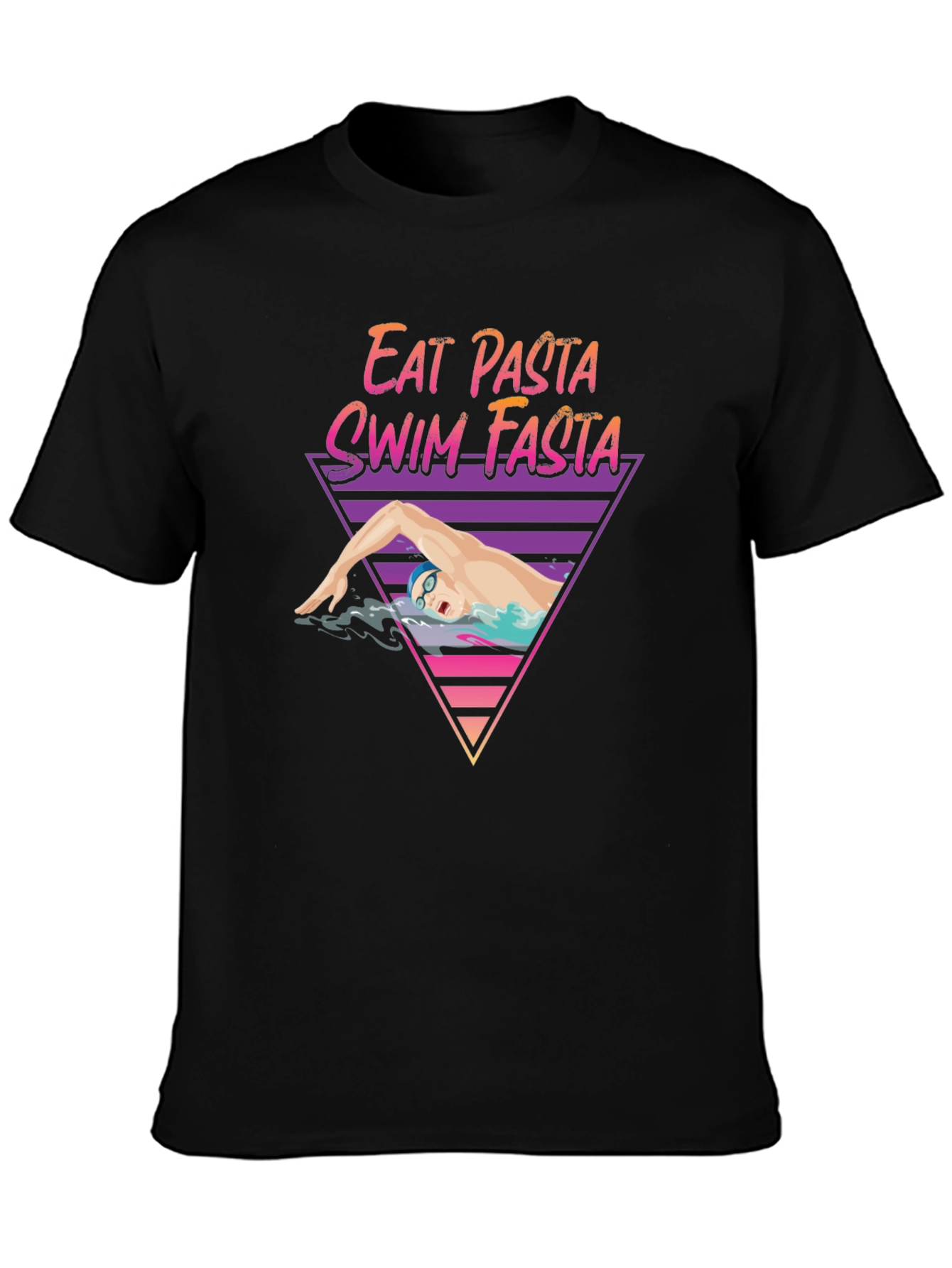 Eat Pasta Swim Fasta Graphic Tee