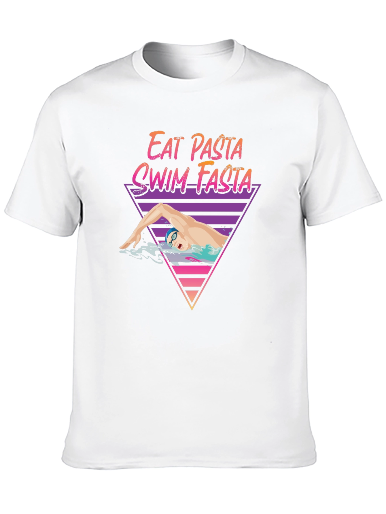 Eat Pasta Swim Fasta Graphic Tee