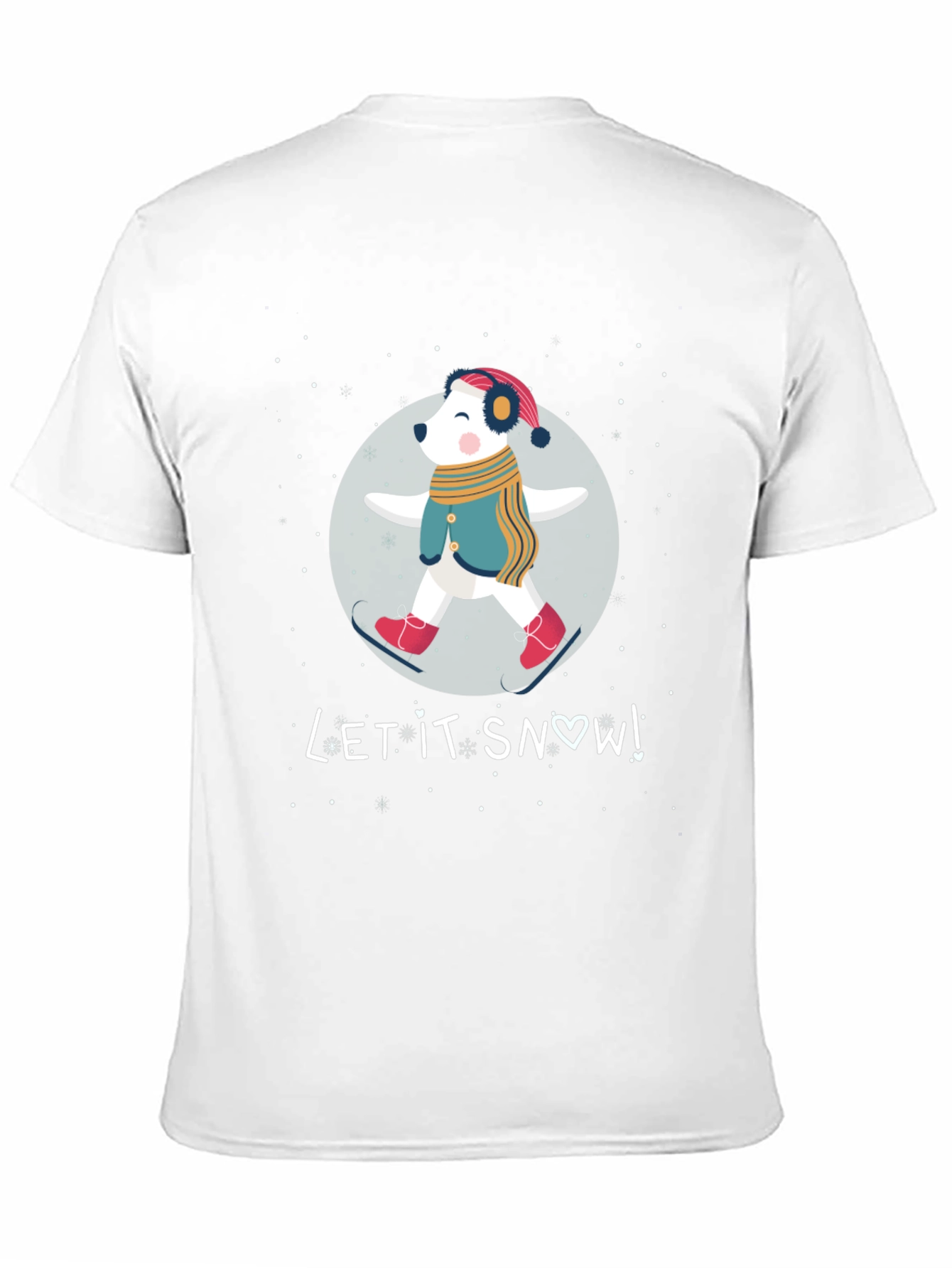 Let It Snow Bear Graphic T-Shirt