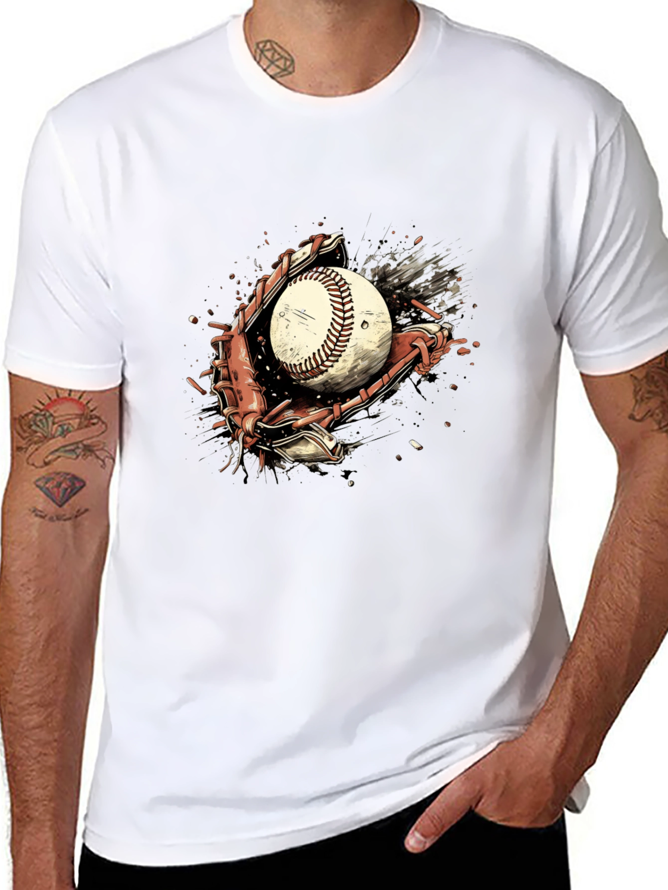 Baseball Glove Catch T-Shirt