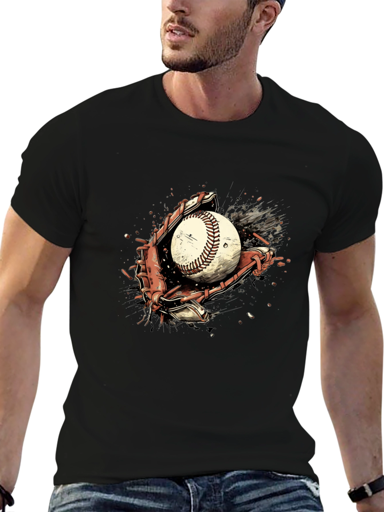Baseball Glove Catch T-Shirt