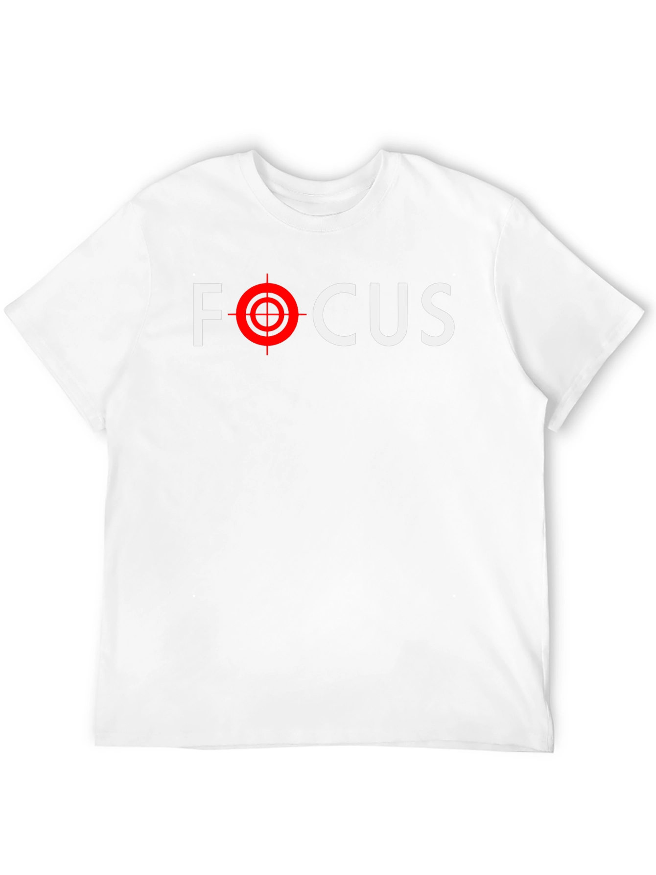 Focus Graphic Tee - Black Crew Neck