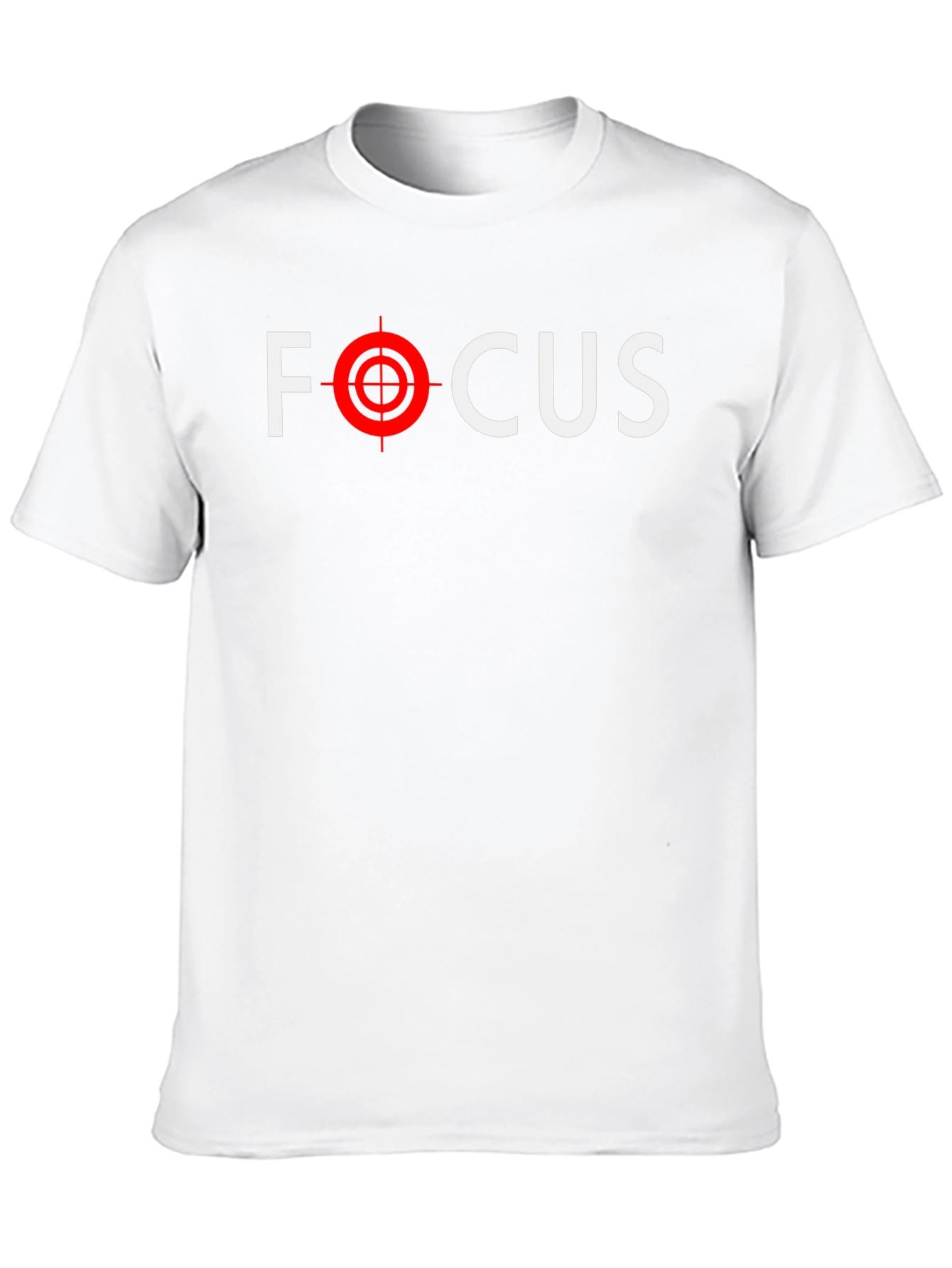 Focus Graphic Tee - Black Crew Neck