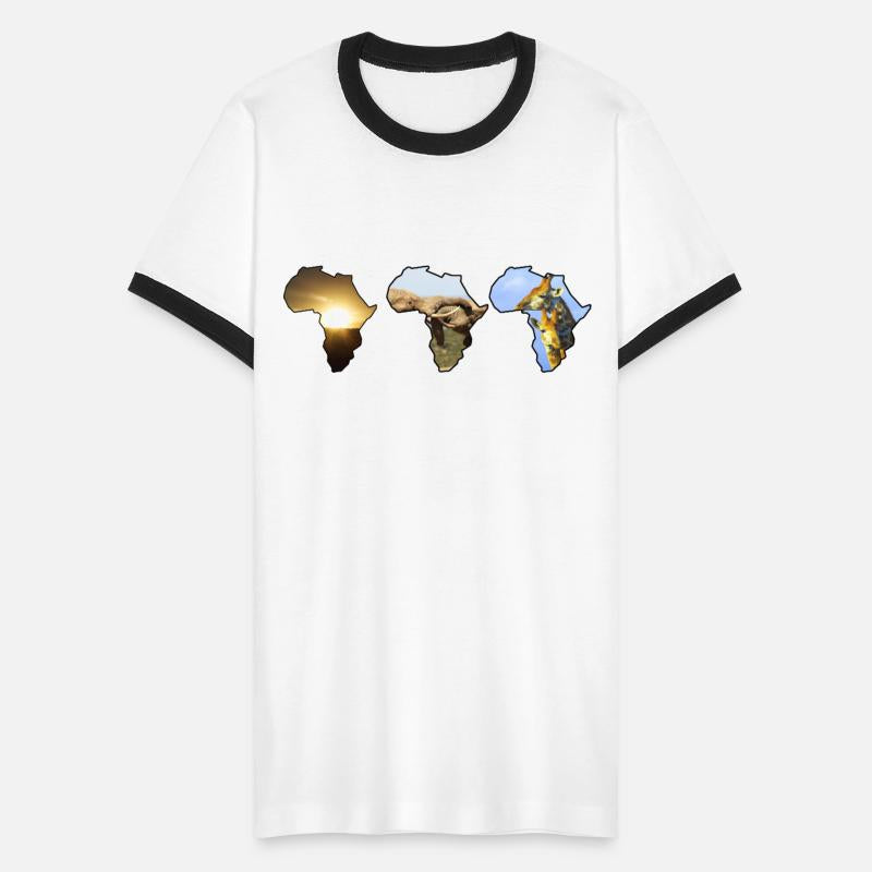 Africa Wildlife Continent Collage Trio