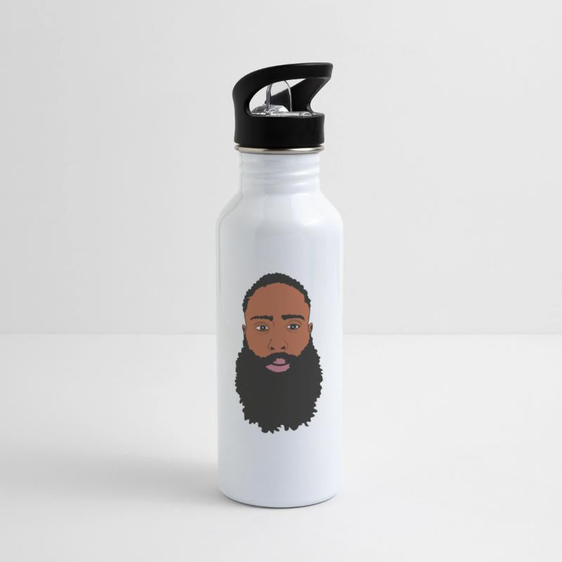 Afro Man with hipster beard