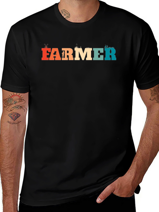 Vintage Farmer T-Shirt - Retro Design