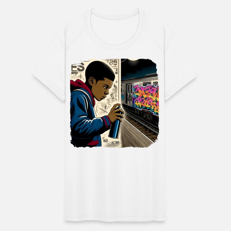 AI Teen in Underground Subway Layup -Masked Border