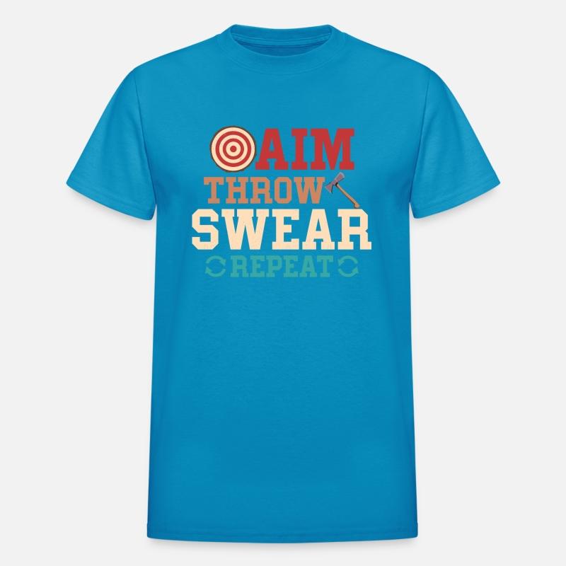 Aim Throw Swear Repeat Thrower Hatchet Ax