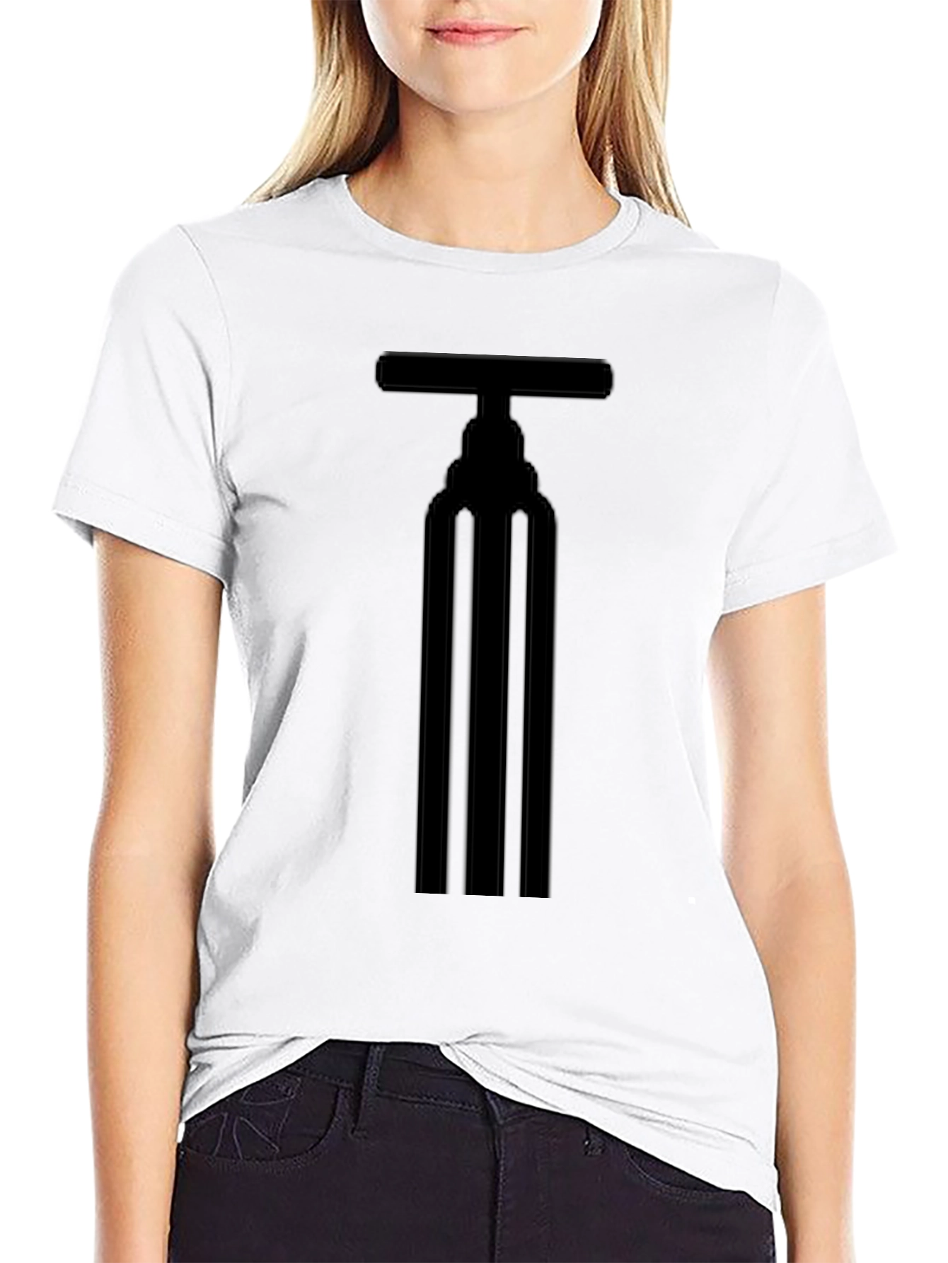 Mens Black Wine Opener Graphic T-Shirt