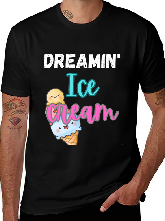 Dreamin Ice Cream Graphic T-Shirt