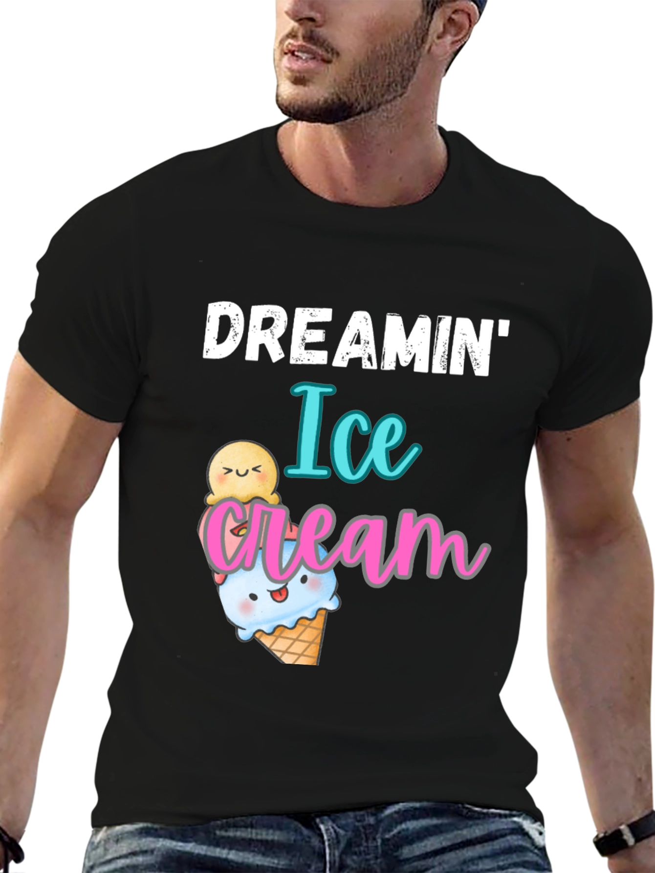 Dreamin Ice Cream Graphic T-Shirt