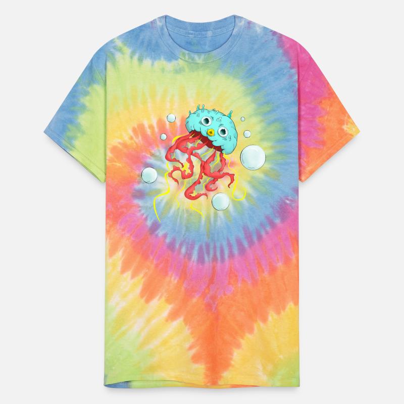 Amazing Jellyfish swimming underwater