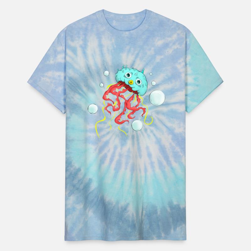 Amazing Jellyfish swimming underwater