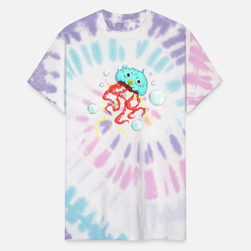 Amazing Jellyfish swimming underwater