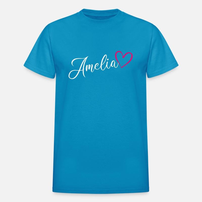 Amelia Name Pink Heart