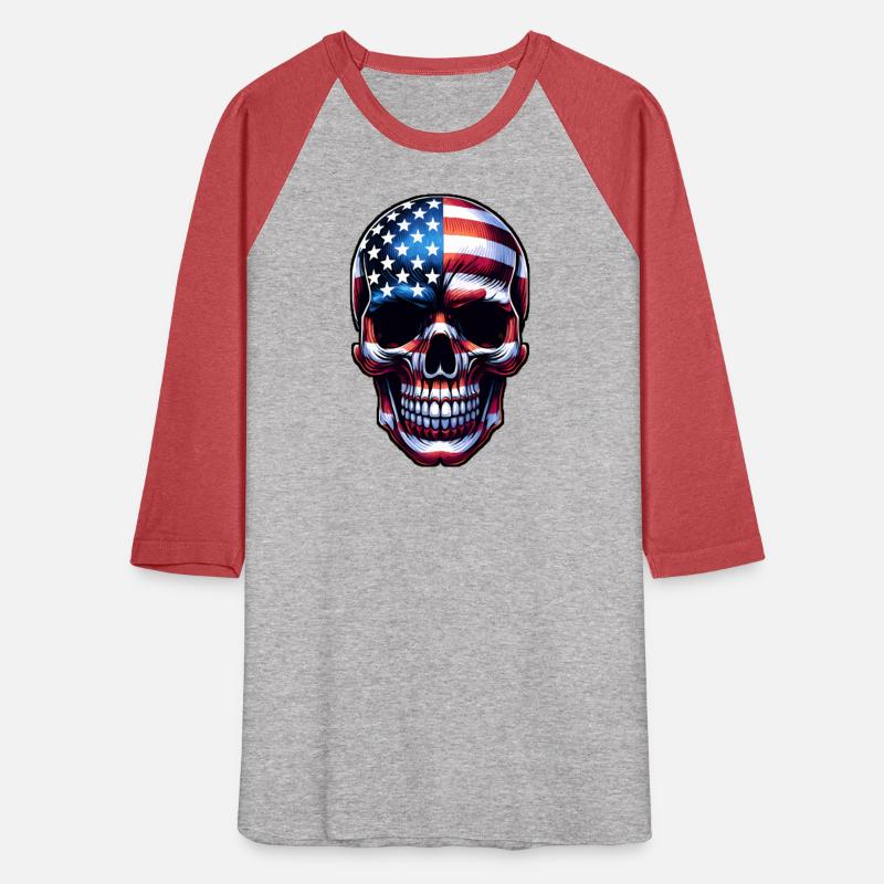 American Flag Skull