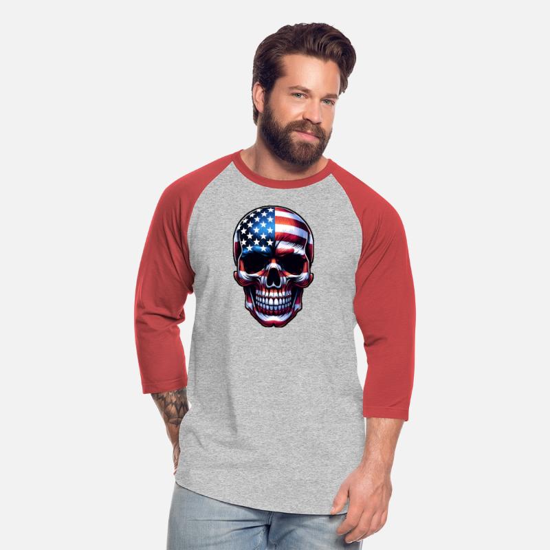 American Flag Skull