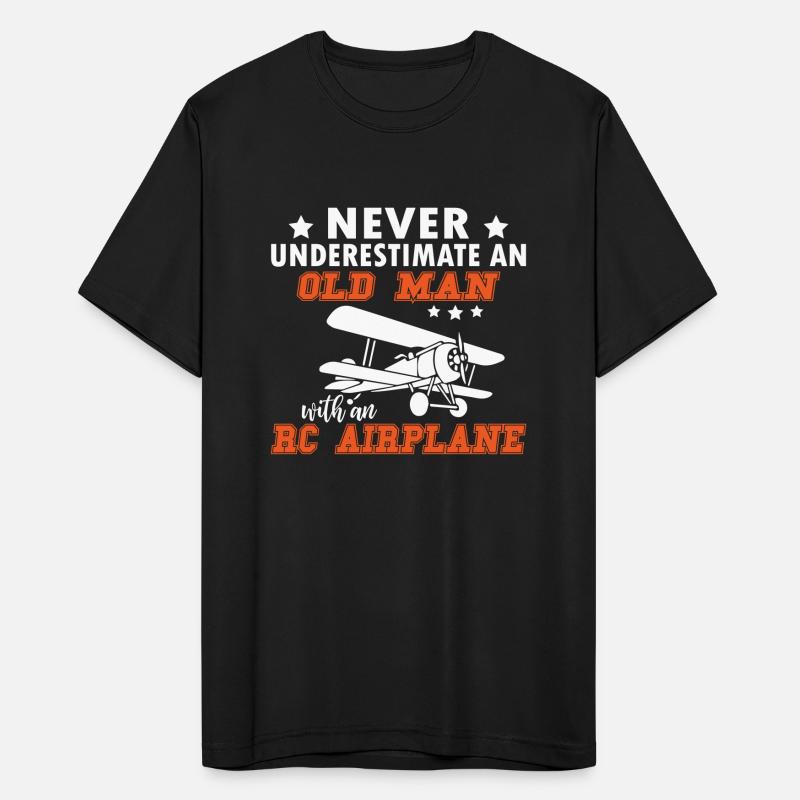 An Old Man With A RC Airplane