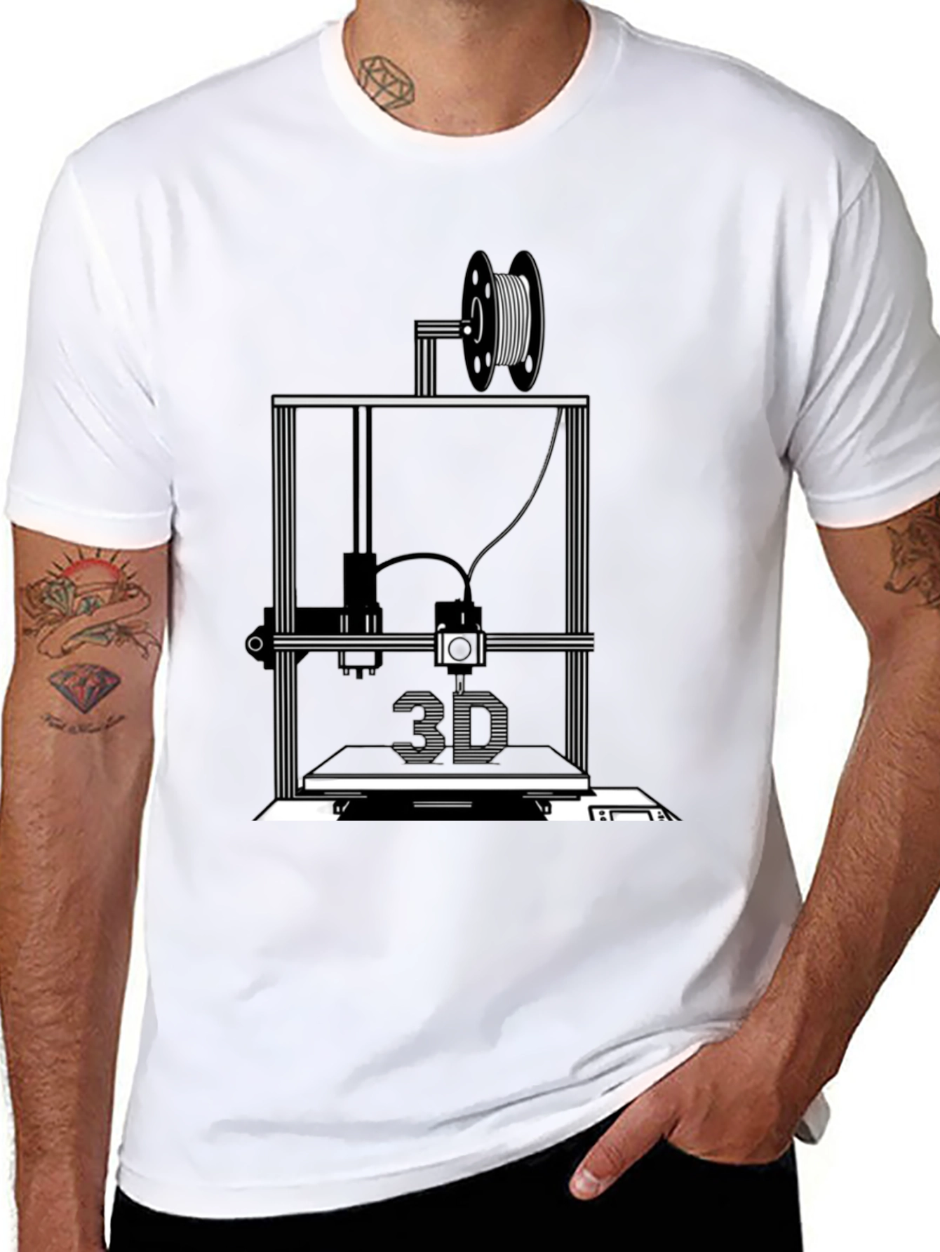 3D Printer Graphic T-Shirt